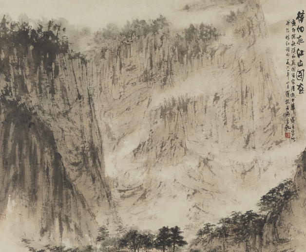 《待細把江山圖畫》100×111.5cm，1961年
